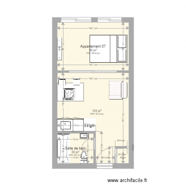 Appartement 7. Plan de 0 pièce et 0 m2