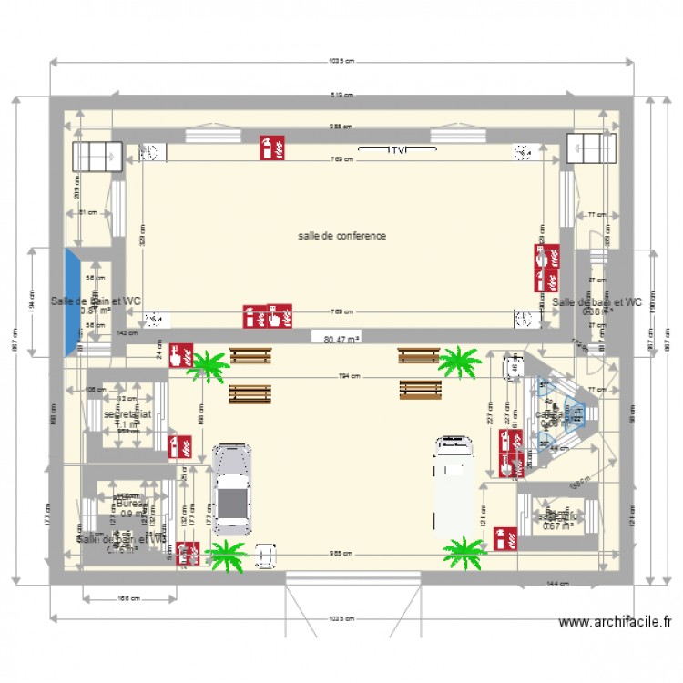 plan de foyer des jeunes. Plan de 0 pièce et 0 m2