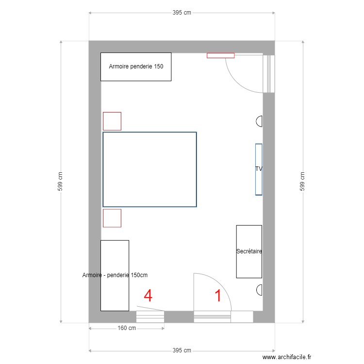 Chambre 2. Plan de 0 pièce et 0 m2