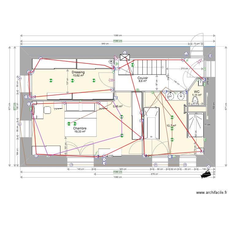 ANAIS BAT1 RDC ELEC 14 01 2023 v4. Plan de 0 pièce et 0 m2