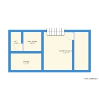 plan de maison étage Roura