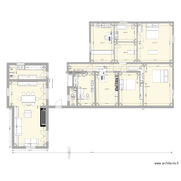 MONTFERRIER. Plan de 0 pièce et 0 m2