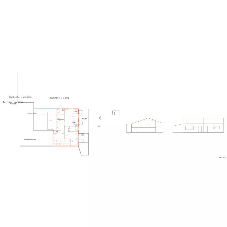 plan dimension piece. Plan de 