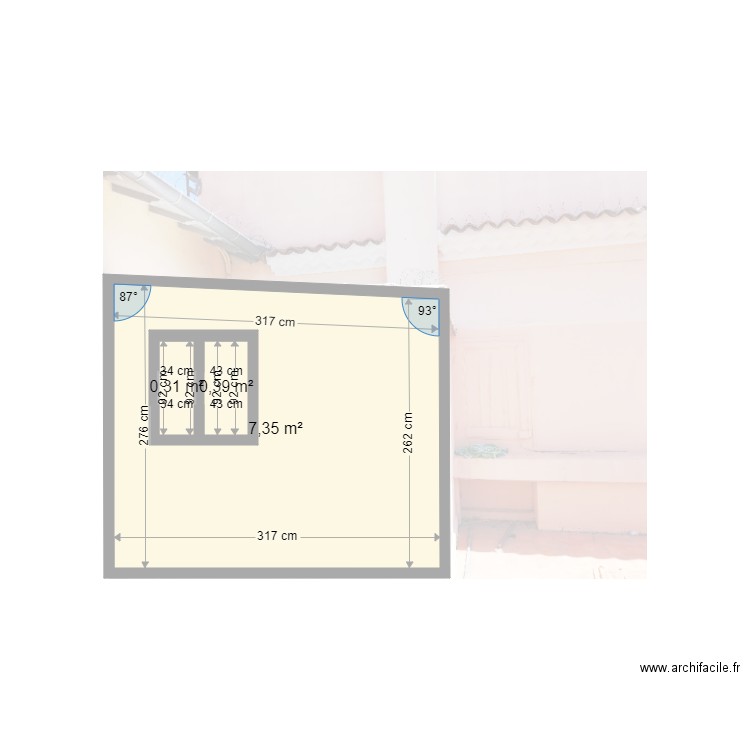 coupe 2. Plan de 0 pièce et 0 m2