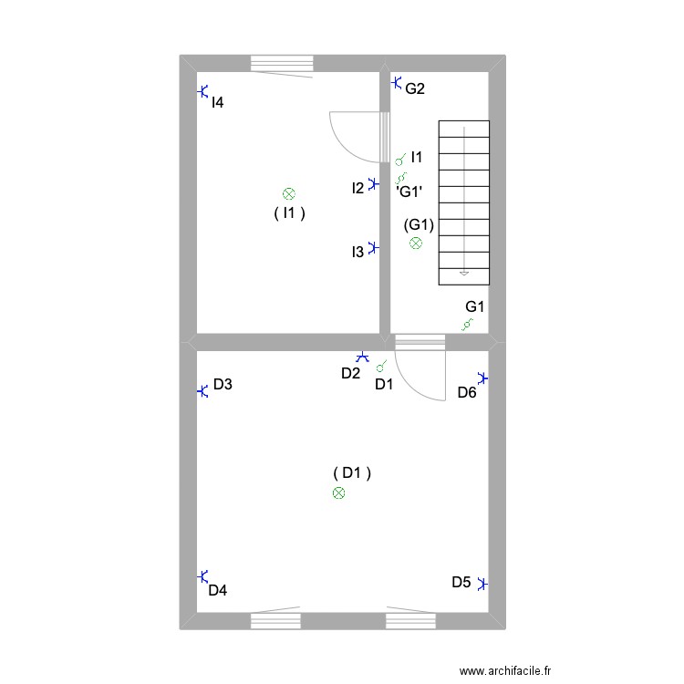 JLT ETAGE1. Plan de 0 pièce et 0 m2