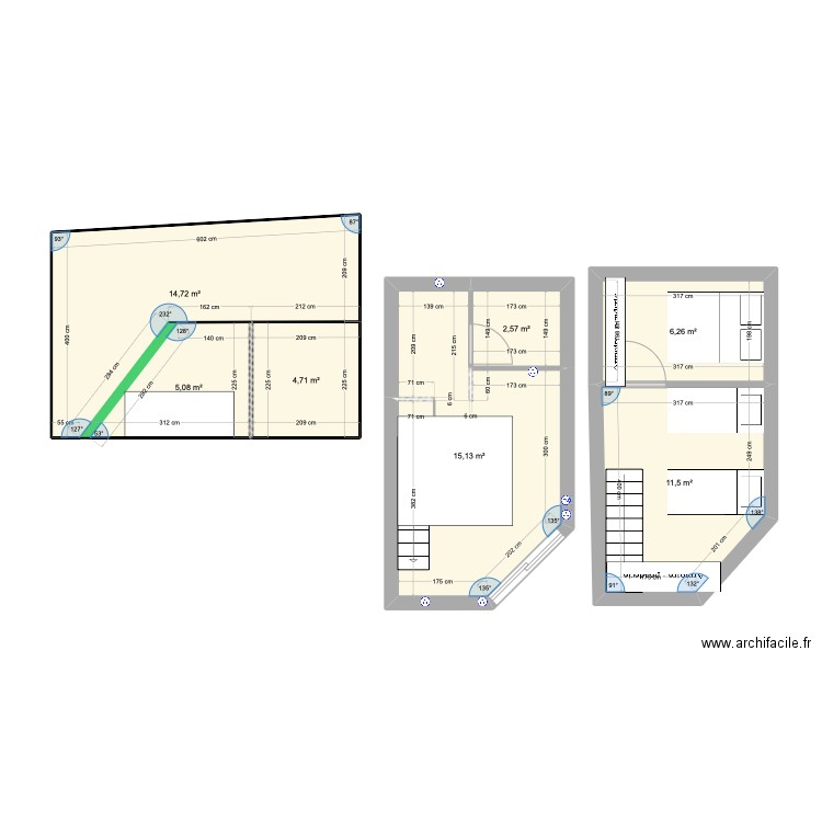 Hourtin à nous. Plan de 7 pièces et 60 m2