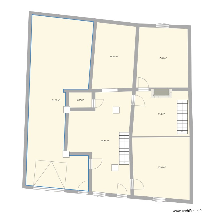 atti cote 2020. Plan de 0 pièce et 0 m2