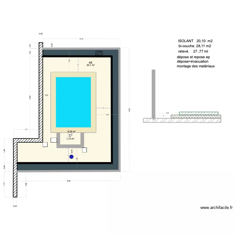 kala modification piscine. Plan de kala modification piscine. Plan de