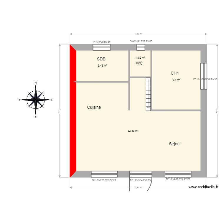 Ley Laure RDC . Plan de 0 pièce et 0 m2