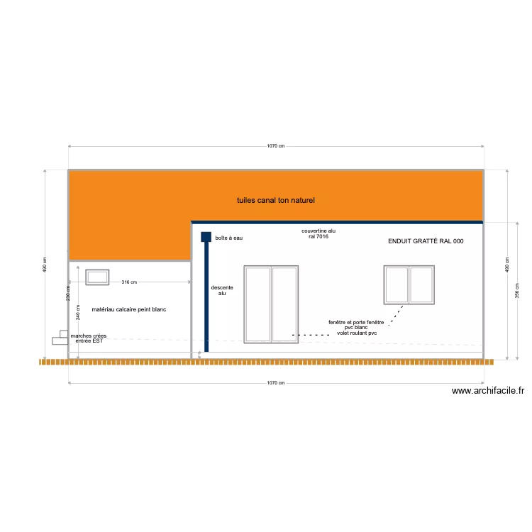 facade nord finale f. Plan de facade nord finale f. Plan de