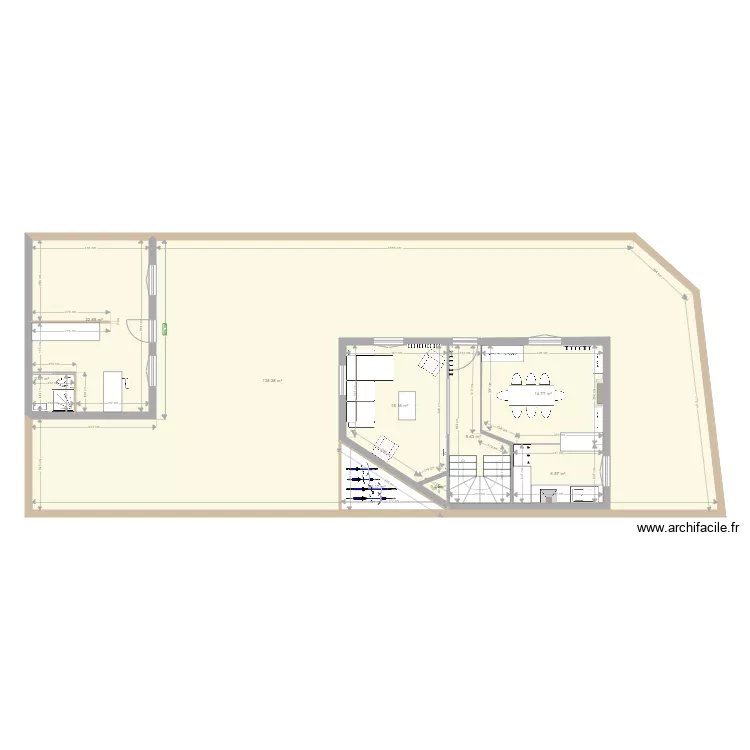 26 emile roux RDC. Plan de 