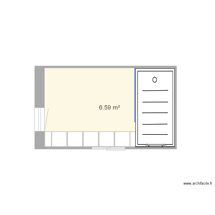 SalleBain. Plan de 0 pièce et 0 m2