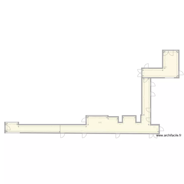 EAUX PETIT COULOIR. Plan de 