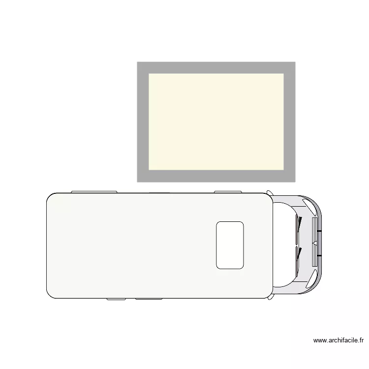 projet terrain test. Plan de 