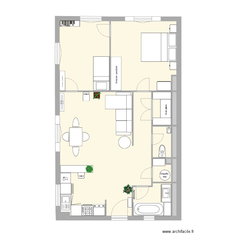 12 LEON JOUHAUX ZOUARI. Plan de 0 pièce et 0 m2