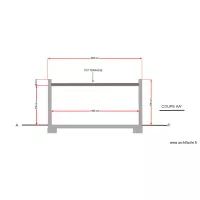 PLAN EN COUPE GARRAGE