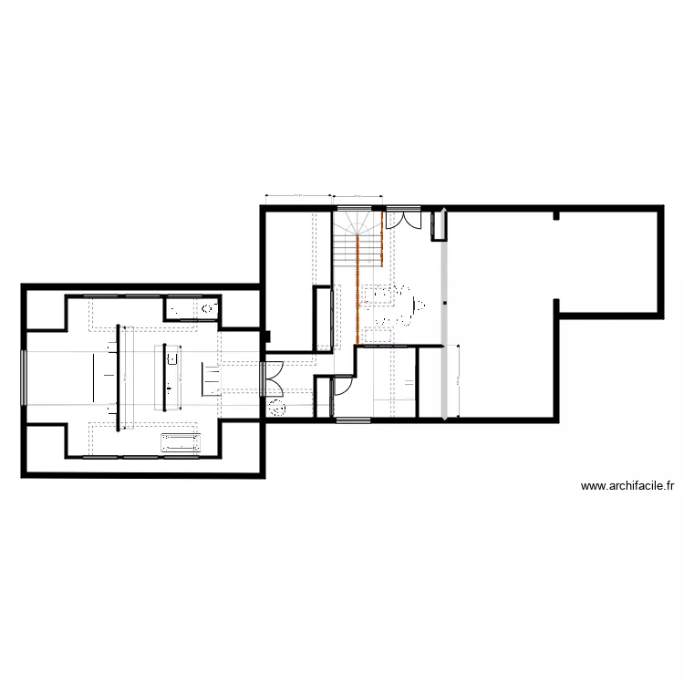 Roy &eacute;tage 1. Plan de 