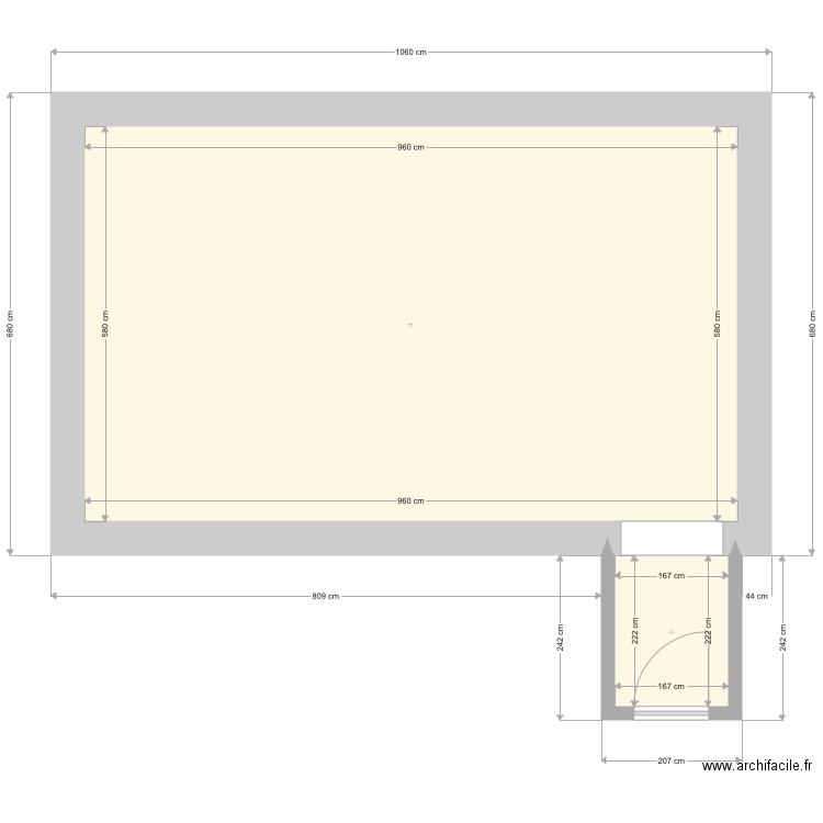 entré. Plan de 0 pièce et 0 m2