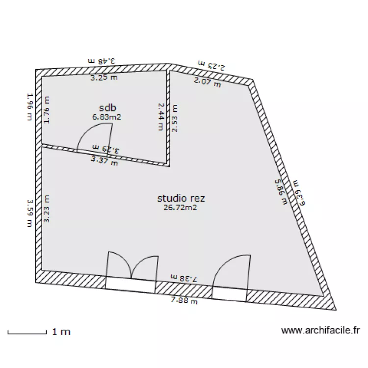 Studio Bramois. Plan de 