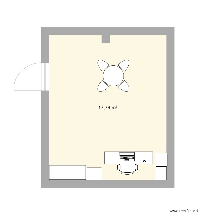 bureau. Plan de 0 pièce et 0 m2