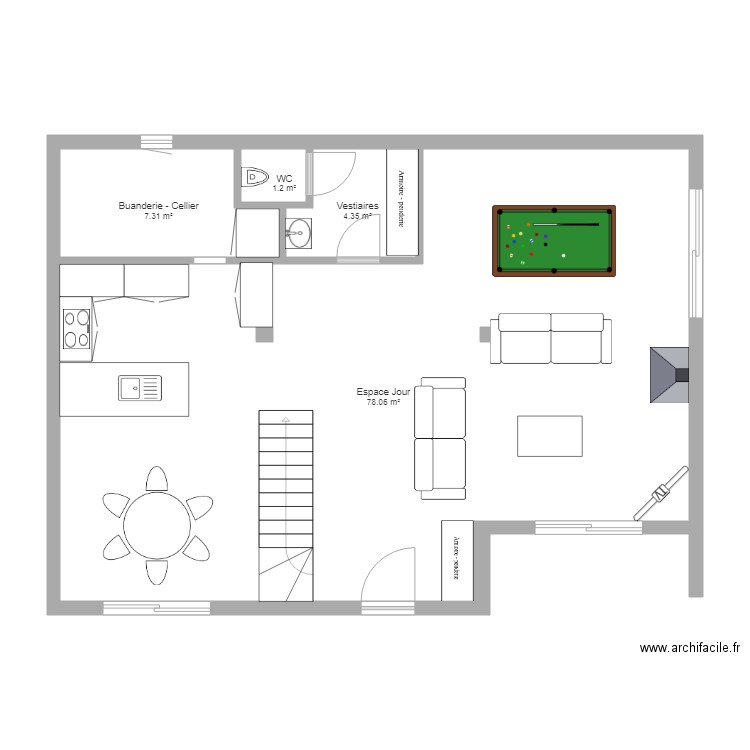 Jade et Corentin Trévoux. Plan de 0 pièce et 0 m2