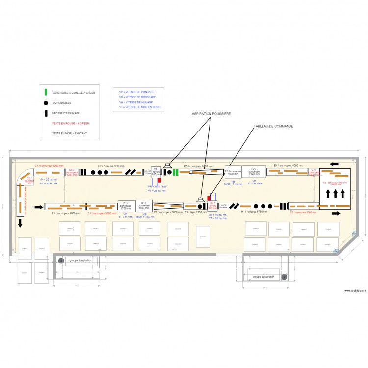 implantation production modifié V18 version sans UV avec lames de parquets. Plan de 0 pièce et 0 m2