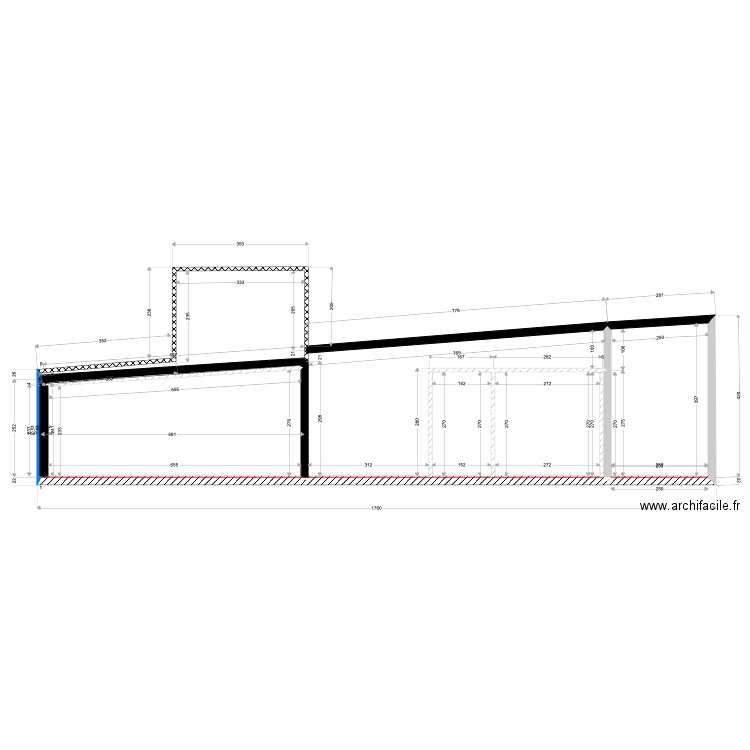 Casa di manolo PLAN COUPE GENERAL. Plan de 0 pièce et 0 m2