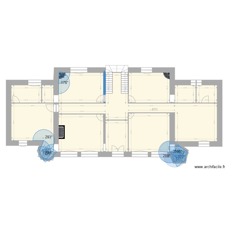 chateau wu 1 er etage. Plan de 0 pièce et 0 m2
