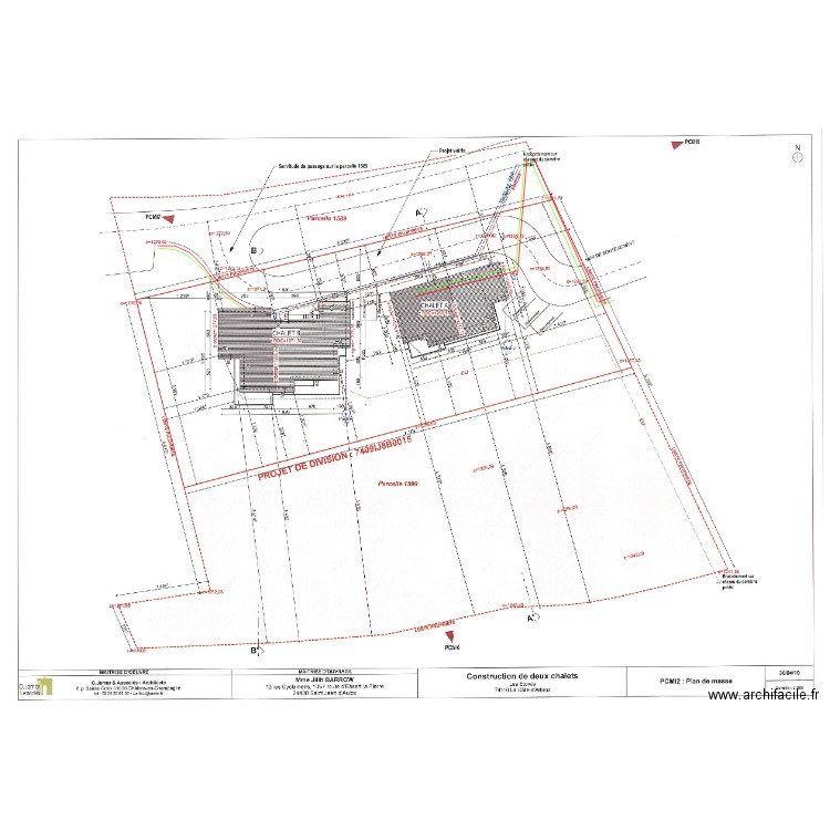 Chalet AB EDF Orange. Plan de 0 pièce et 0 m2