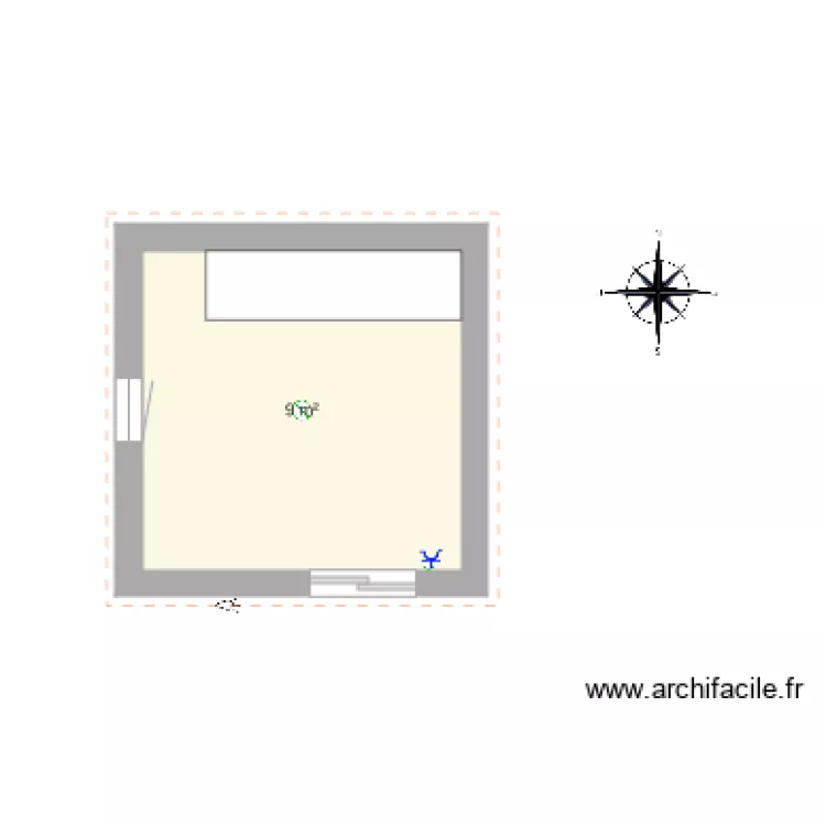 abri jardin. Plan de 