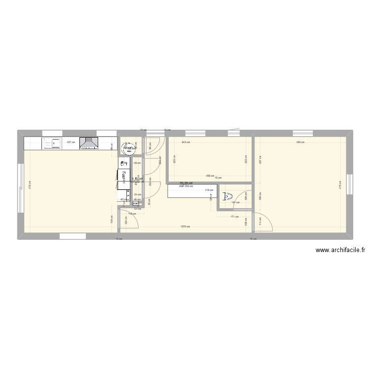 cuisine 2. Plan de 0 pièce et 0 m2