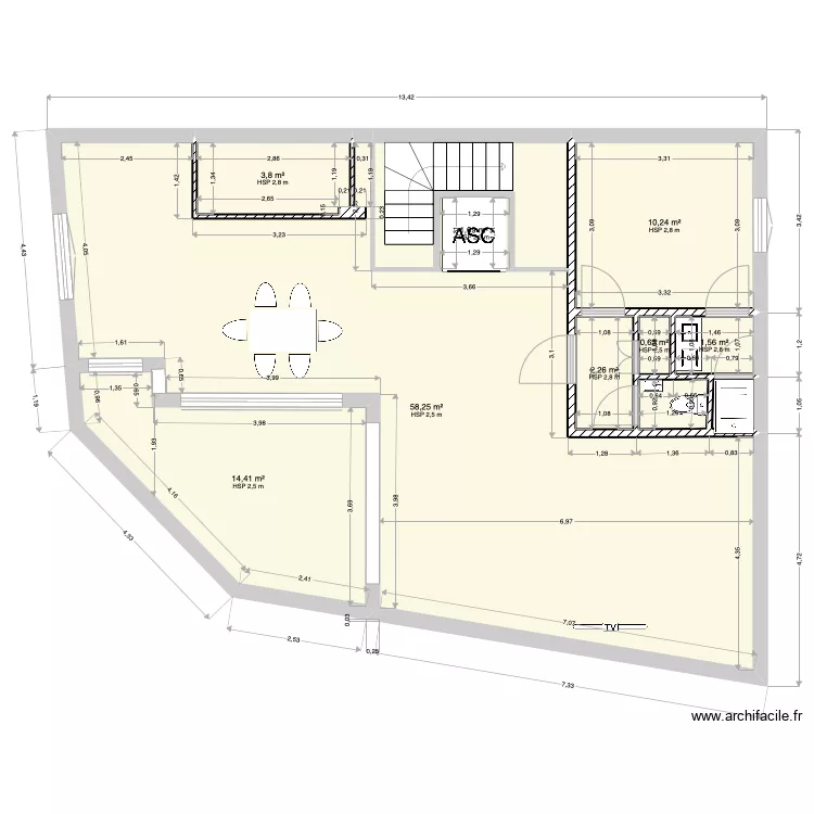 etage 2 et 3. Plan de etage 2 et 3. Plan de