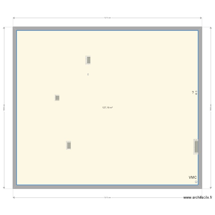 TOITURE CLEM. Plan de 1 pièce et 127 m2