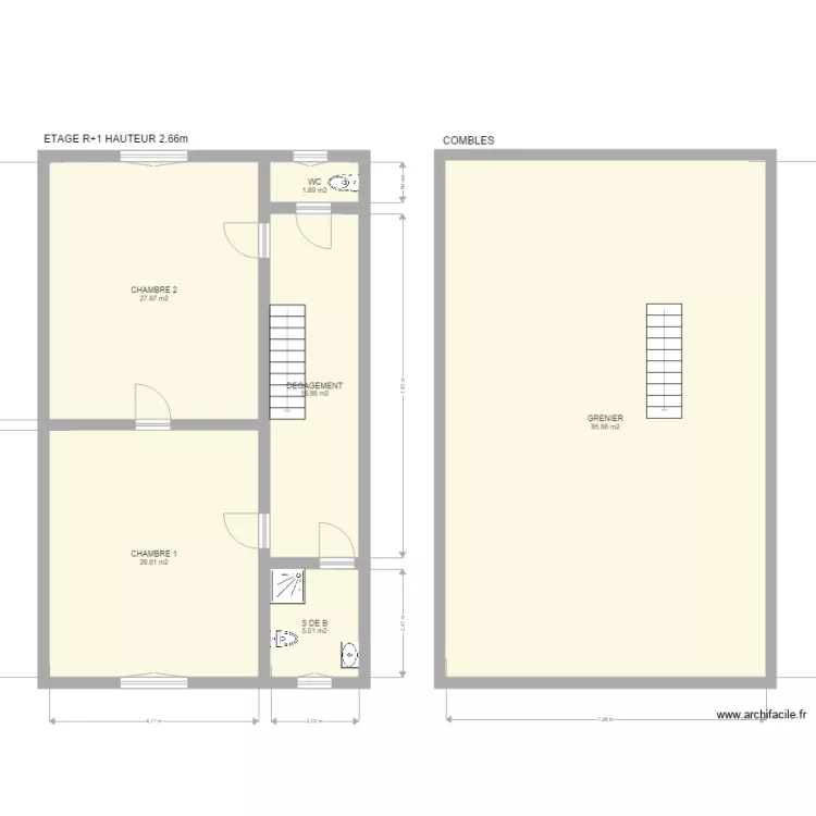 NEGRIER R1 GRENIER. Plan de NEGRIER R1 GRENIER. Plan de