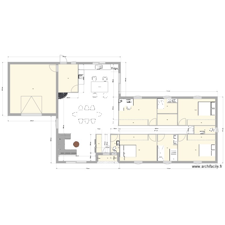 Maison 1. Plan de 0 pièce et 0 m2