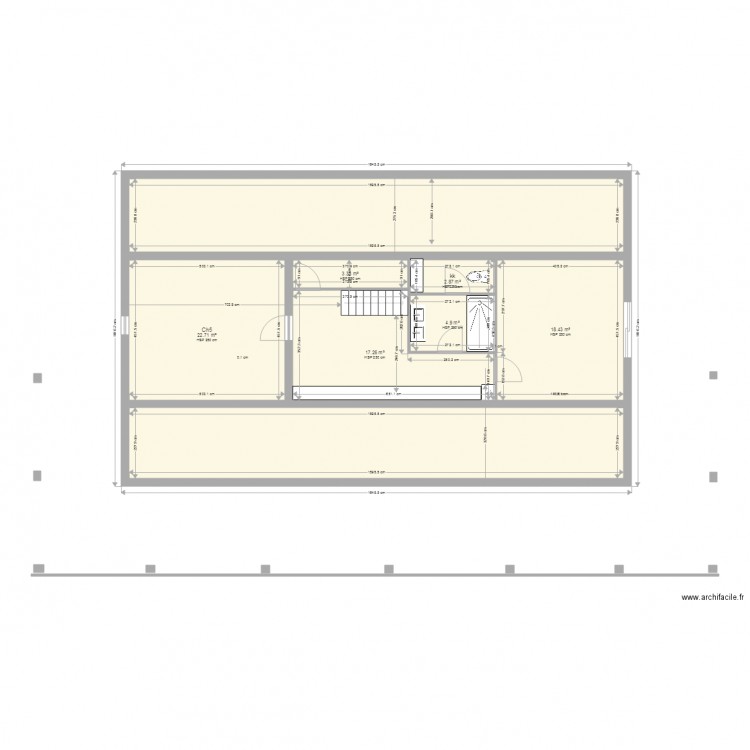 Combles aménagées. Plan de 0 pièce et 0 m2