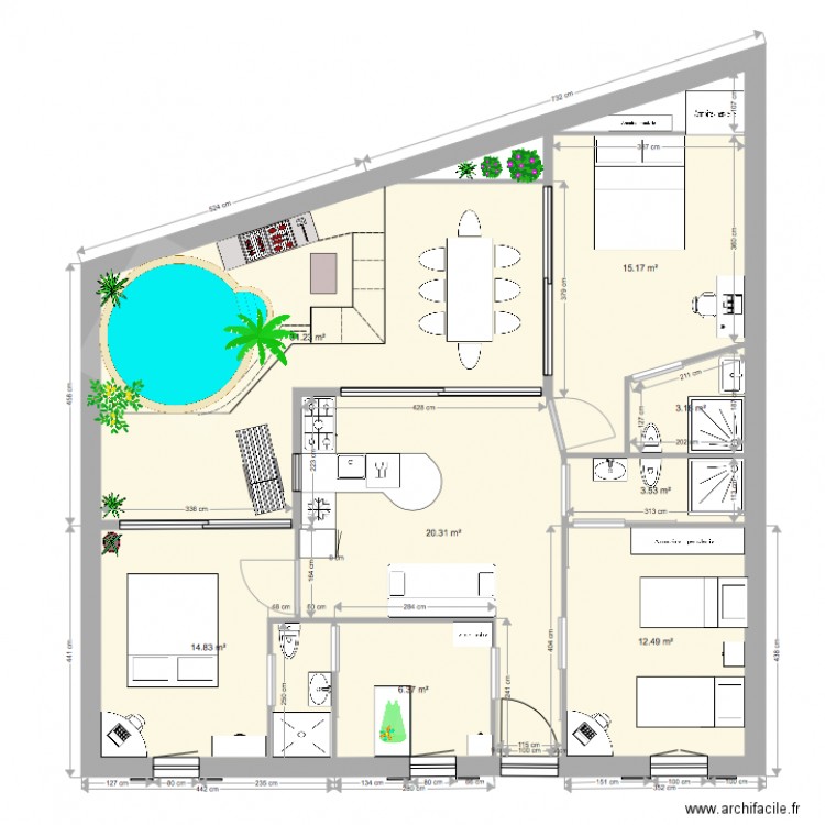 Casa 6. Plan de 0 pièce et 0 m2