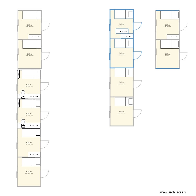 projet chambre 1. Plan de 0 pièce et 0 m2