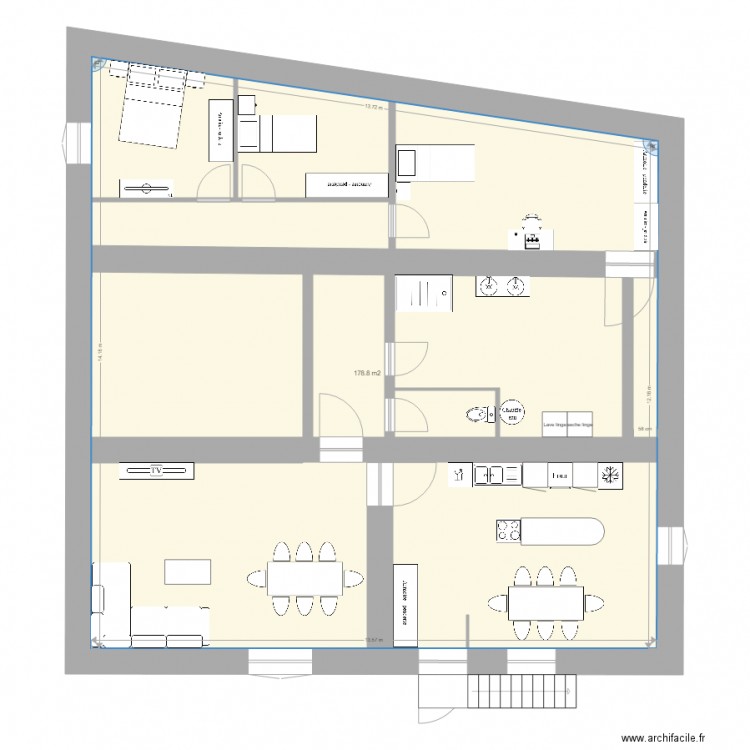 appartement etage2. Plan de 0 pièce et 0 m2