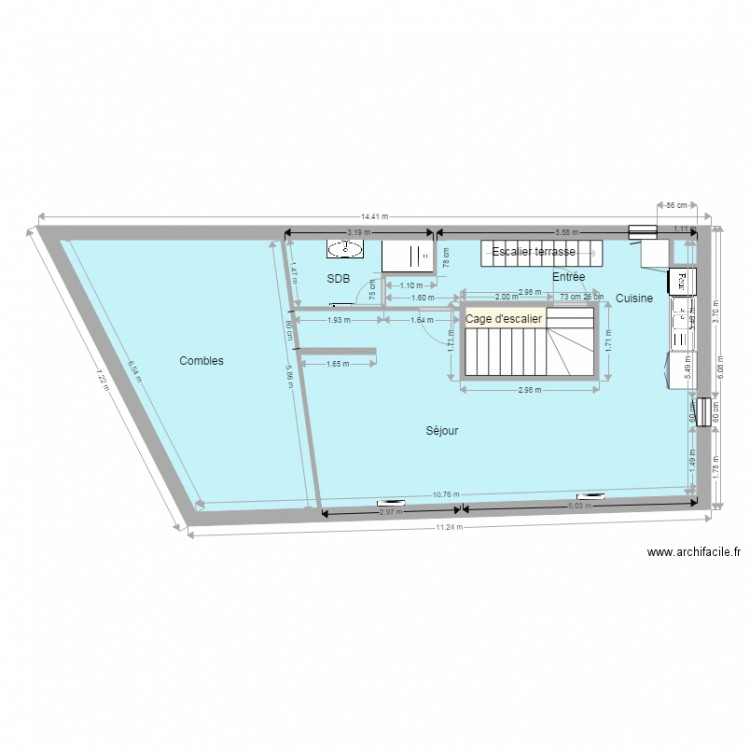 Plan. Plan de 0 pièce et 0 m2