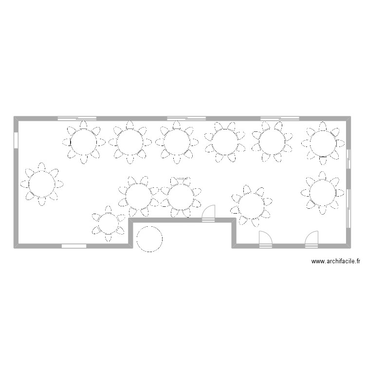 plan marriage. Plan de 1 pièce et 143 m2