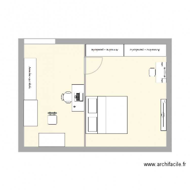 chambre Jung et Jeff 4. Plan de 0 pièce et 0 m2