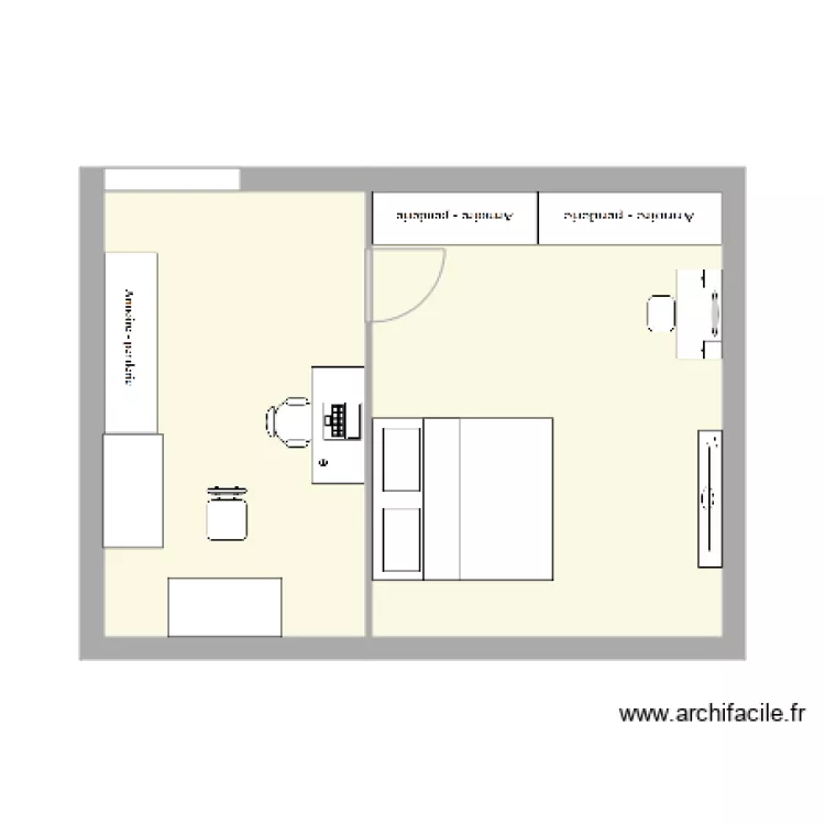 chambre Jung et Jeff 4. Plan de 