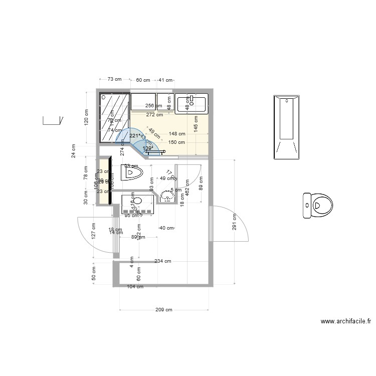 SB étage V1. Plan de 0 pièce et 0 m2