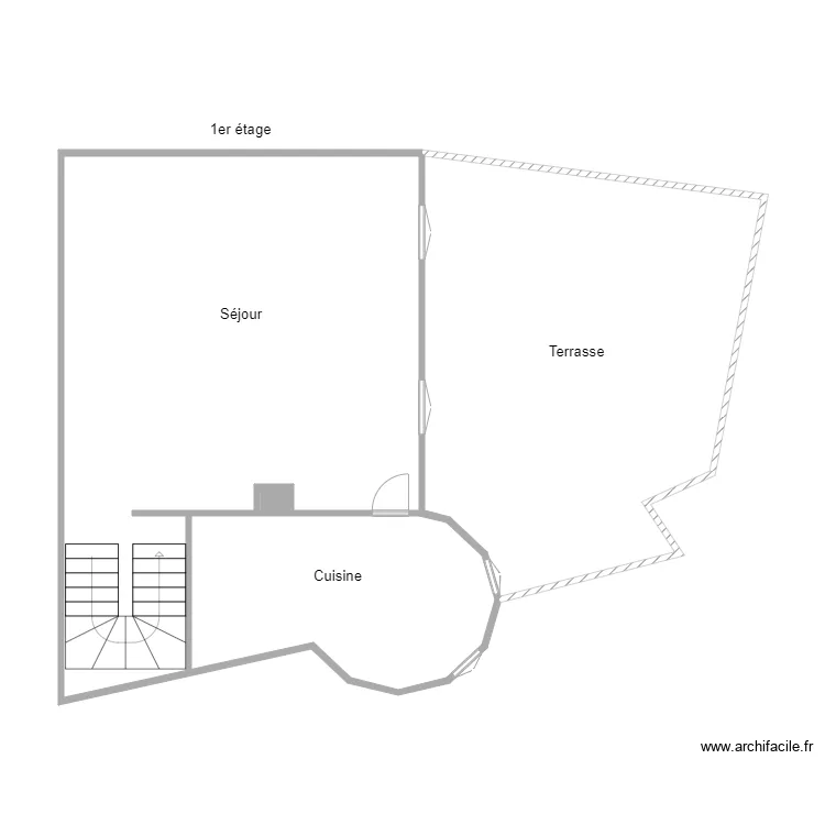 villa d auteuil 1er. Plan de 