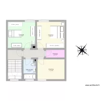 2&egrave;me &eacute;tage 3 Chambres 1 Dressing