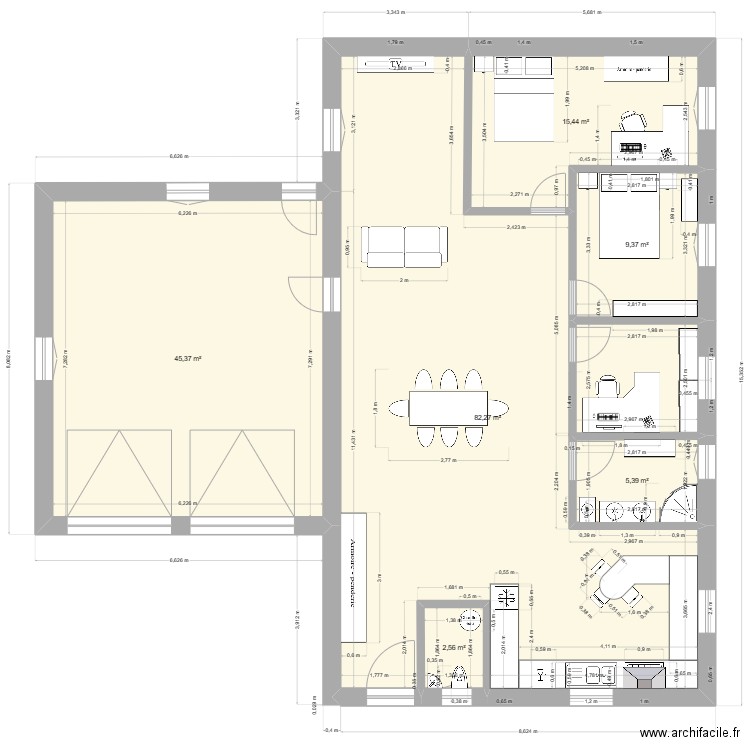 Plan maison 02. Plan de 0 pièce et 0 m2