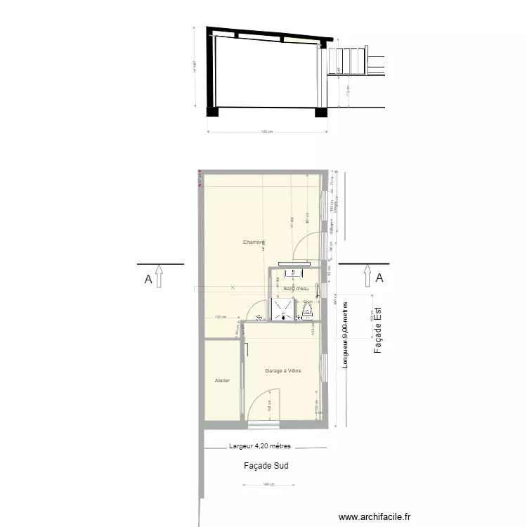 Plan de Masse Garage rénové 2. Plan de Plan de Masse Garage rénové 2. Plan de