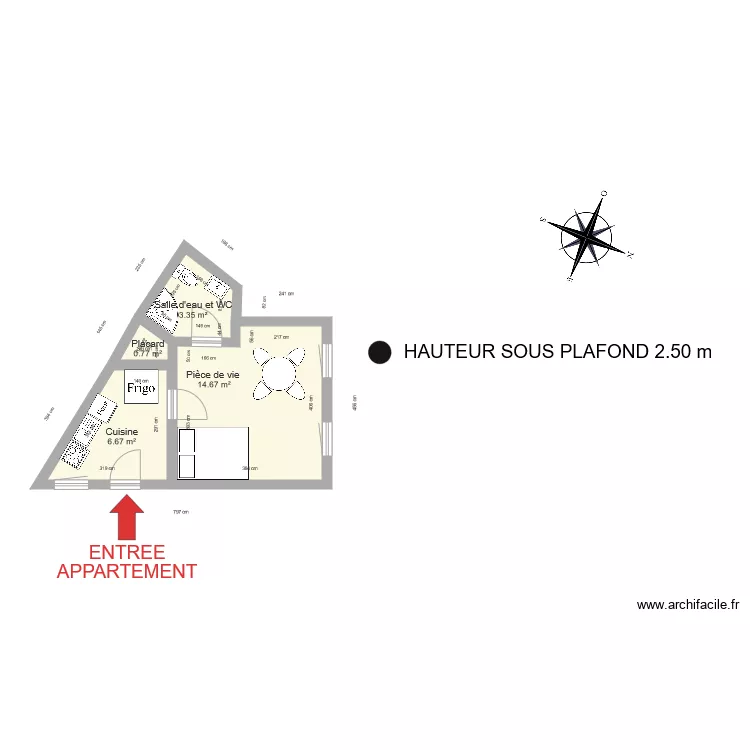 MARCO 1er &eacute;tage. Plan de 