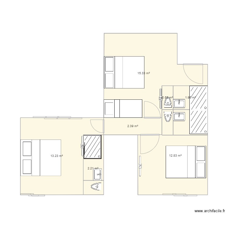 plan gasgogne  r1  plombier. Plan de 0 pièce et 0 m2